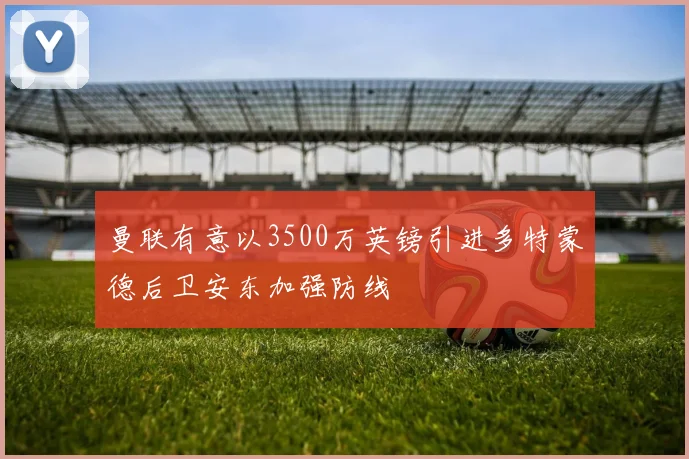曼联有意以3500万英镑引进多特蒙德后卫安东加强防线